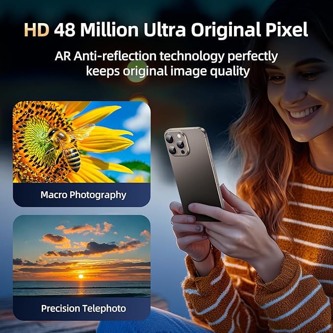 Compatible with iPhone 16 Pro Max Camera Lens Protector, 9h Metal Aluminum - Image 3