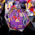 Butterfly DND Dice Purple Liquid Core Dice Set by ORIFANTOU