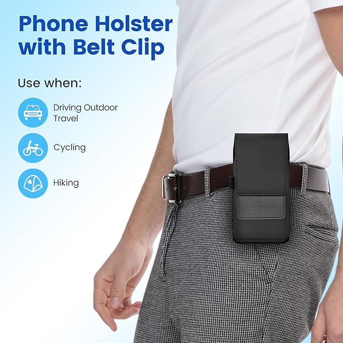 Mopaclle Extra Large Rugged Nylon Cell Phone Holster - Image 6