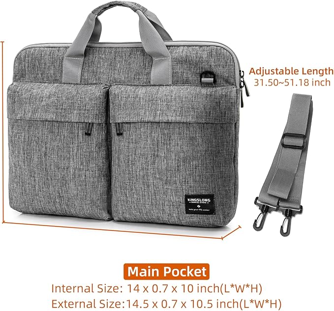 KINGSLONG 14 inch Laptop Bag - Image 4