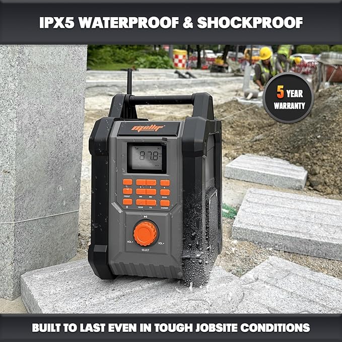 Mellif Jobsite Radio Speaker Compatible - Image 7