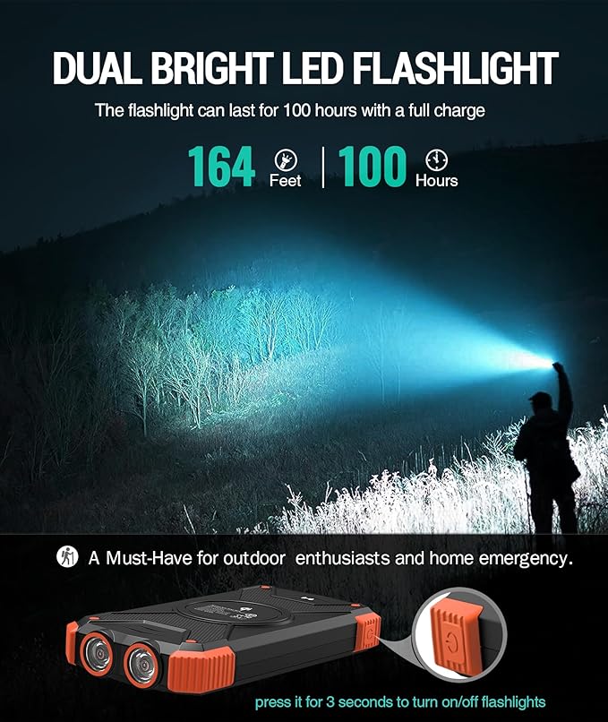 BLAVOR Solar Charger Power Bank 10, Portable Wireless Charger, 20W Fast - Image 7