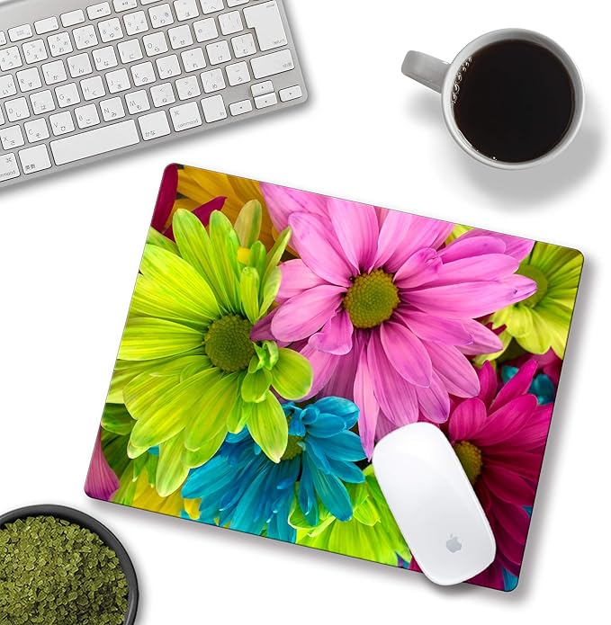 Watercolor Flower Mousepad Computer Mouse pad - Image 7