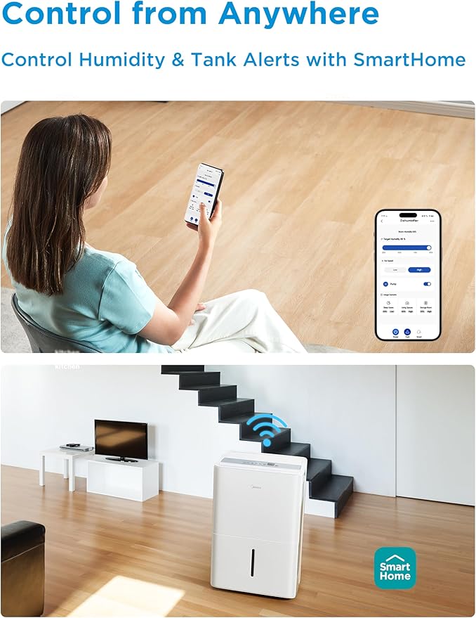 Midea 3, 000 Sq. Ft. Energy Star Certified Dehumidifier - Image 3