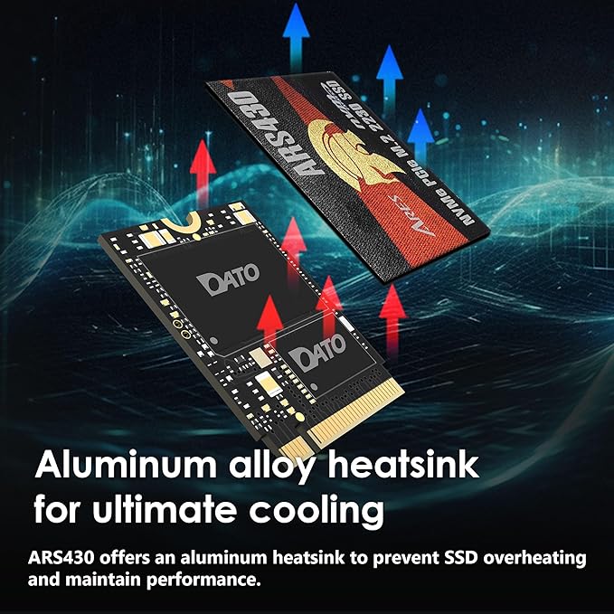 DATO 2TB M.2 2230 SSD, PCIe Gen 4x4 NVMe Internal Solid State Drive - Image 2