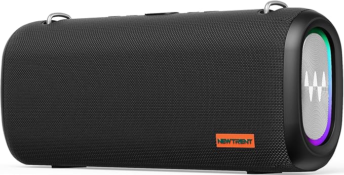 Vibe Pro Outdoor Bluetooth Speaker, 80W Peak Loud Portable Wireless Speaker by NewTrent