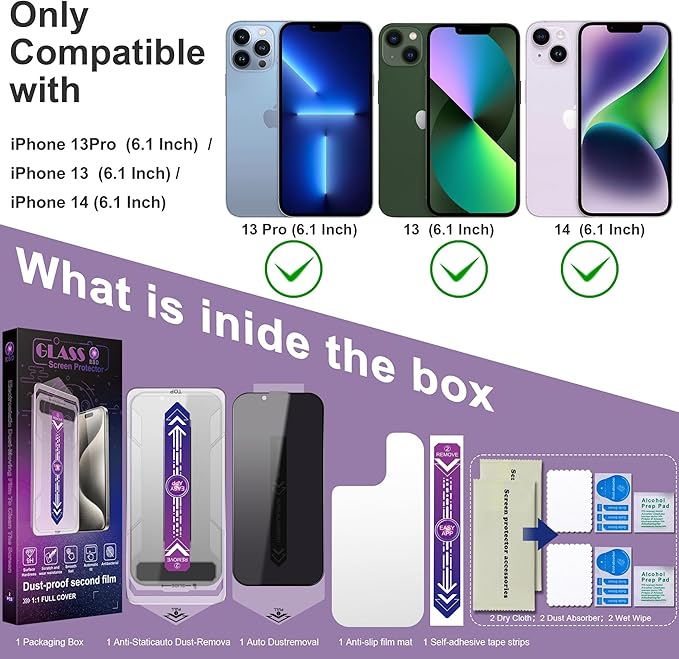 2 Pack Privacy Screen Protector - Image 7