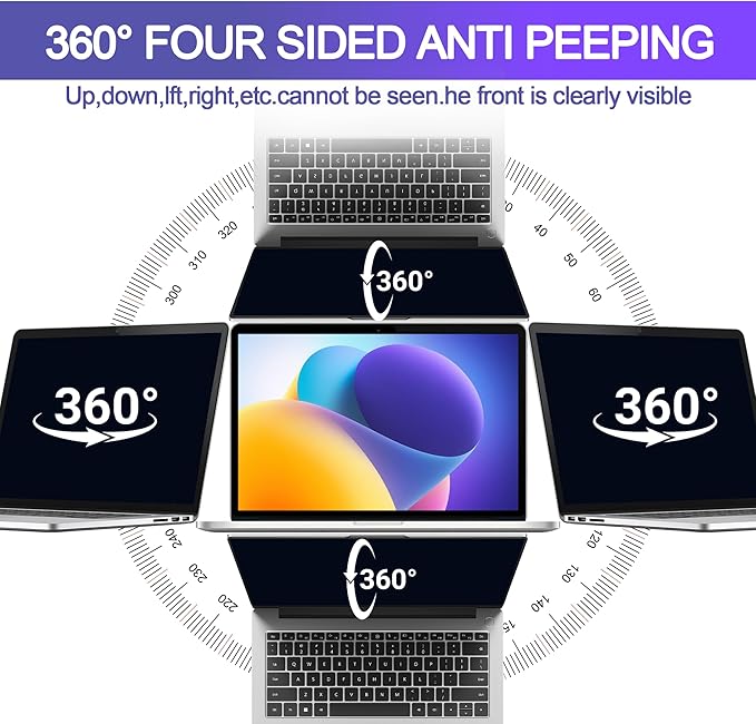 360° Privacy Screen Protector for MacBook Pro 14 Inch Privacy Screen Filter for - Image 2