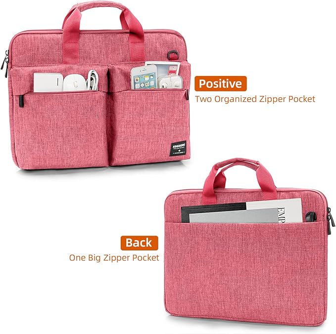 KINGSLONG Slim 17.3 inch Laptop Sleeve Bag Carrying Case - Image 3