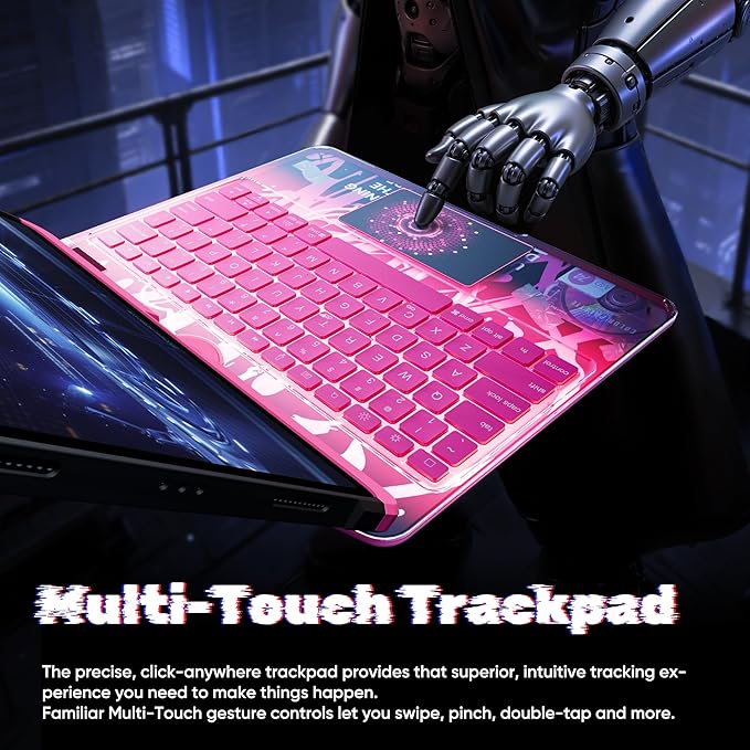 KITONE Transparent Case with Wireless Keyboard - Image 6