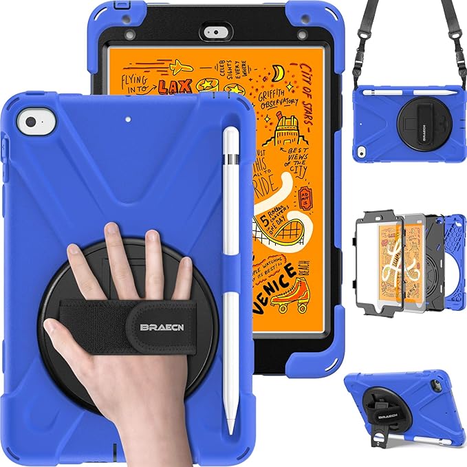 BRAECN iPad mini 5 Case, iPad mini 4 Case, Heavy Duty Shockproof Protective by BRAECN
