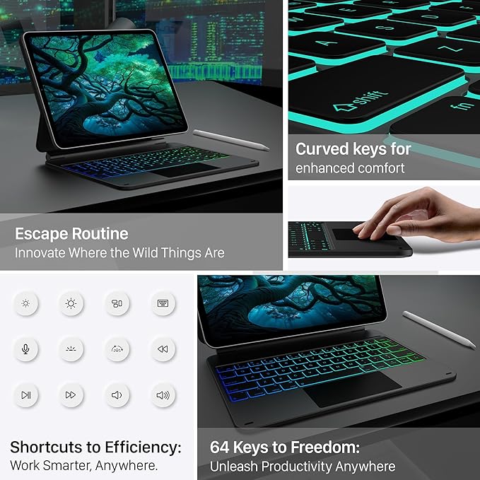 typecase Edge Keyboard Case for iPad 10th Generation 10.9" – Magnetic Keyboard - Image 4
