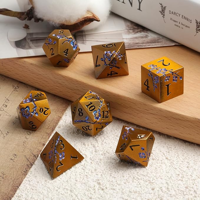 Metal Dice Flowers - Image 5