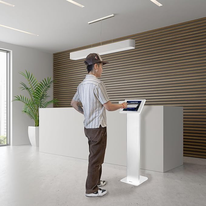 Mount-It! Anti-Theft Tablet Floor Stand, Commercial Tablet Floor Kiosk - Image 3