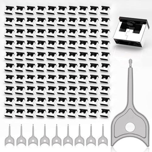 100PCS USB Metal Port Lock Blocker by WXZRLIU
