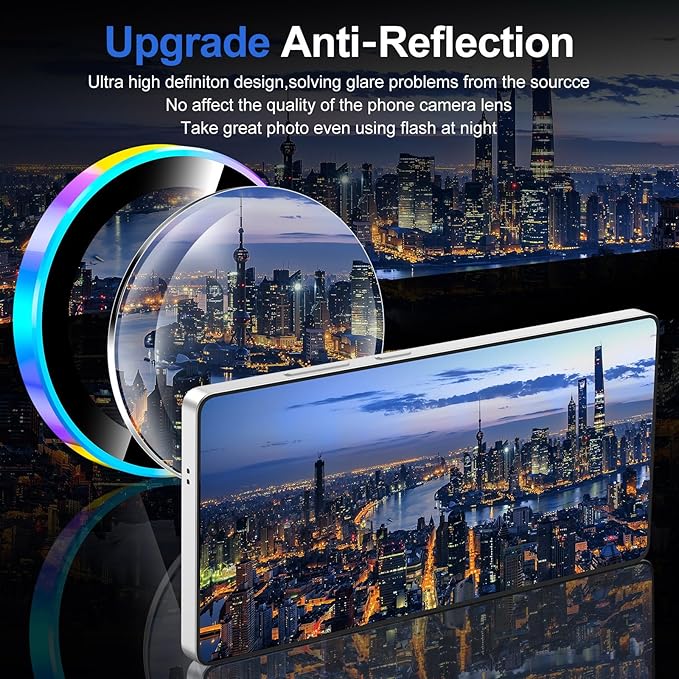 for Samsung Galaxy S25 Ultra Camera Lens Protector, Individual Metal Ring - Image 4