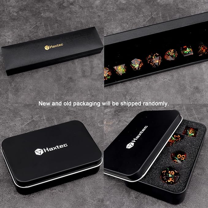 Haxtec Galaxy DND Dice Set Sharp Edge Dice - Image 5