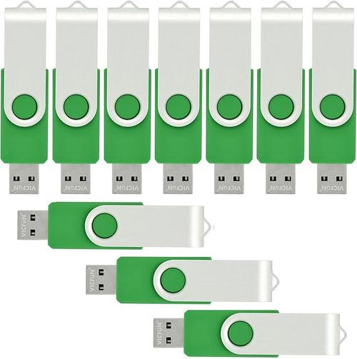 10 Pack 32GB USB Flash Drives Bulk 32GB Flash Drive 10 Pack USB Memory Stick by VICF%C3%BCN
