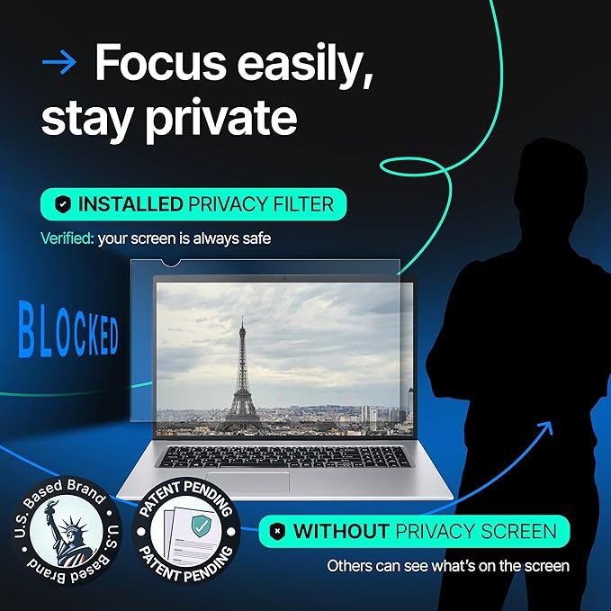 VINTEZ 15.6 Inch 16:9 Privacy Screen - Image 2