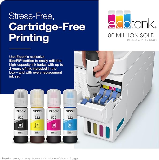 Epson EcoTank ET-4800 Wireless All-in-One Cartridge-Free Supertank Printer - Image 3