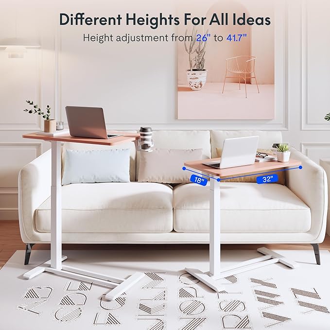 FLEXISPOT H7 Adjustable Overbed Bedside Table - Image 4