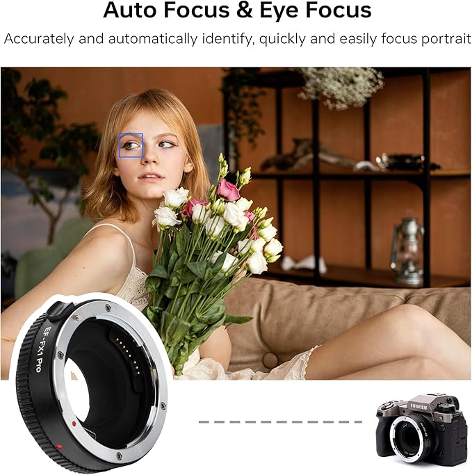 VILTROX EF-FX1 PRO Auto Focus Lens Mount Adapter Converter - Image 3