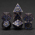 Metal D&D Dice Set, Polyhedral Metallic Dice by Unknown