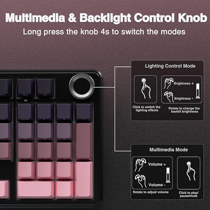 AULA F99 Pro Wireless Mechanical Keyboard - Image 7