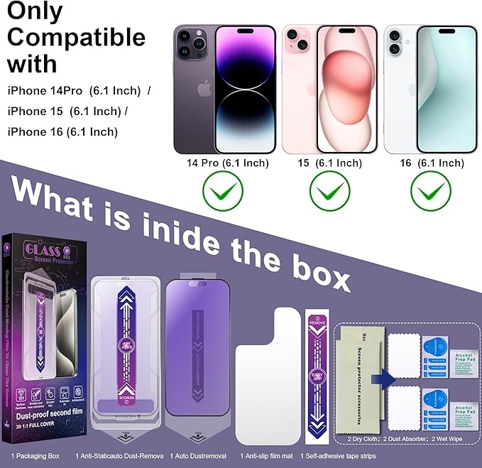 2 Pack Anti Blue Light Matte Screen Protector - Image 7
