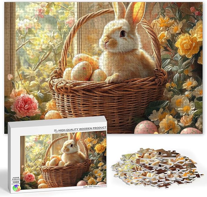 Custom 1000 Piece Puzzlefor Father's Day, Personalized Puzzle from Photos by RIYAKOO