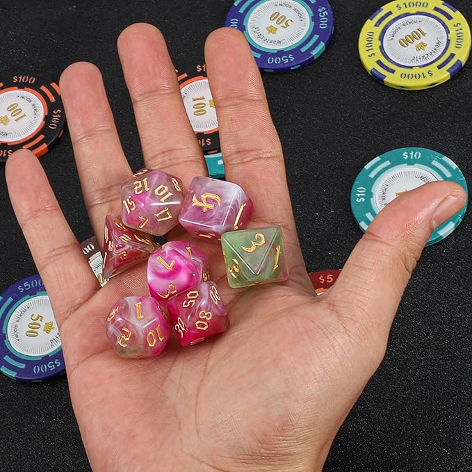 QMAY DND Dice Set -D&D Polyhedral Dice - Image 5