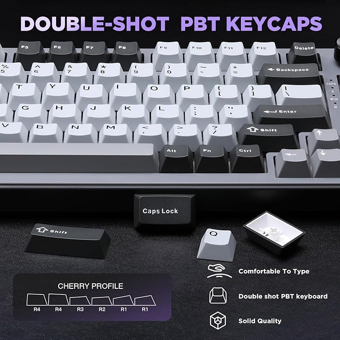 YUNZII B75 Mechanical Keyboard, 75% Layout - Image 8