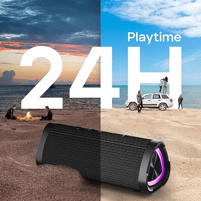 Vanzon V40 Bluetooth Speakers, Wireless Portable Bluetooth Speaker - Image 2