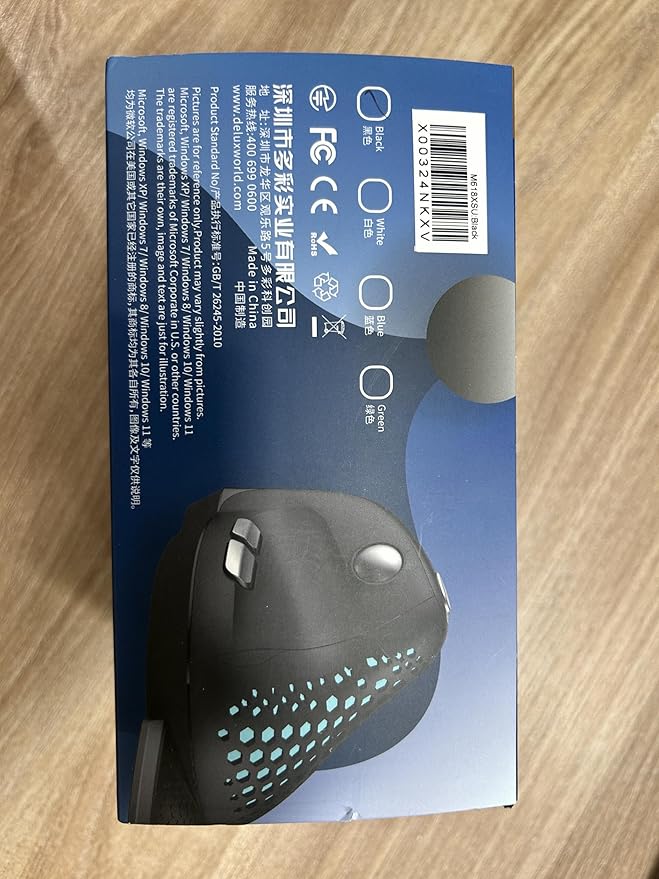 DeLUX Seeker Wired Ergonomic Vertical Mouse - Image 9