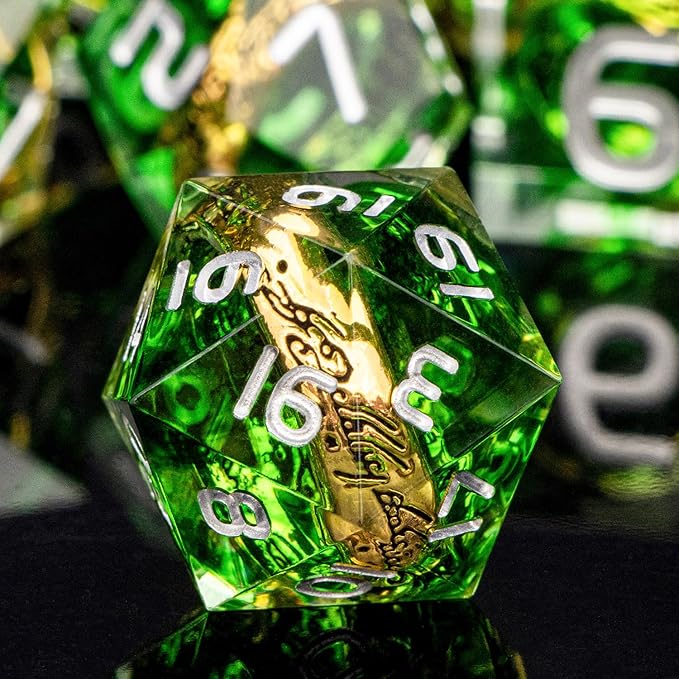 Magic Golden Ring DND Dice Set - Image 3