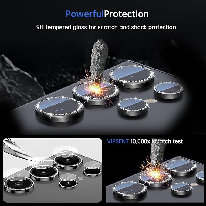 For Samsung Galaxy S25 Ultra Camera Lens Protector, Individual Lens Protector - Image 2