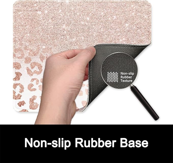 ITNRSIIET Mouse Pad with Stitched Edge Premium Textured Smooth Precise - Image 4