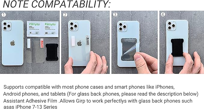 Phone Grip Finger Strap Holder, Phone Gripper - Image 8