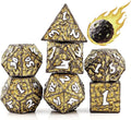 PJOY Metal D&D Dice Set for Dungeons and Dragons Dice by PJOYDice