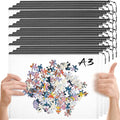 24pcs Mesh Zipper Pouch Puzzle Storage Bags A3 17x12 Inches Large File Bags by YOPCDJ