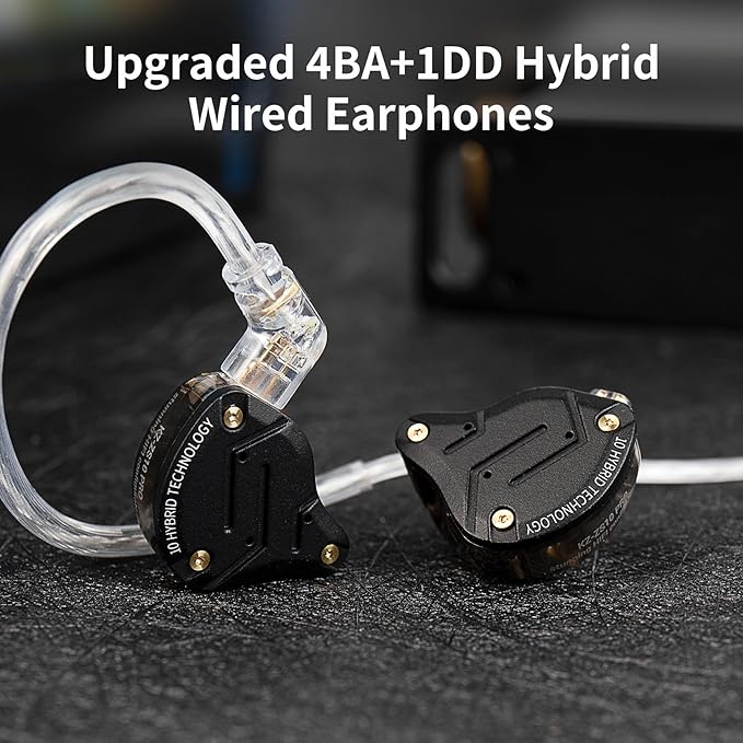 KZ ZS10 Pro Gaming Earbuds Headphone, KZ in Ear Monitor IEM HiFi Earphone - Image 7