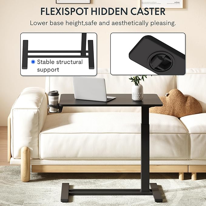 FLEXISPOT H7 Adjustable Overbed Bedside Table - Image 3