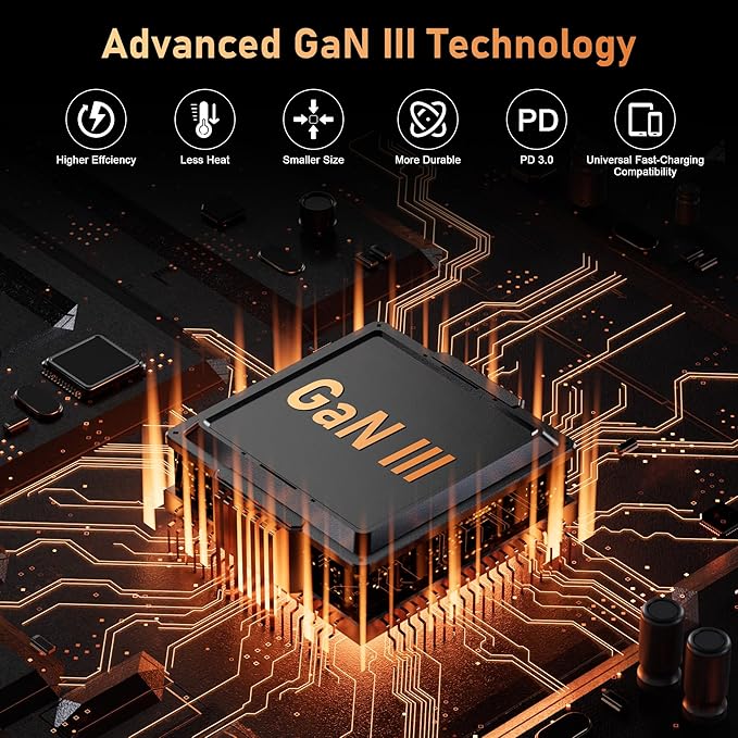 120W Universal Travel Adapter, GaN III International Power Adapter, 4 USB-C 1 - Image 7