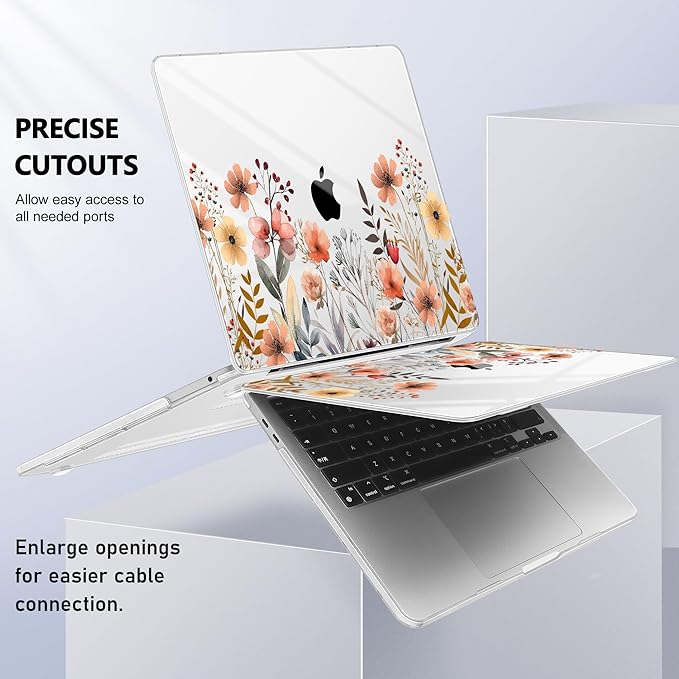 Case for MacBook Pro 13 inch with/Without Touch Bar, Hard Shell + Keyboard - Image 8