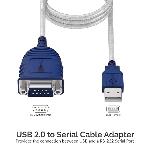 SABRENT USB 2.0 to Serial DB 9 RS 232 Converter Cable, Prolific Chipset - Image 3