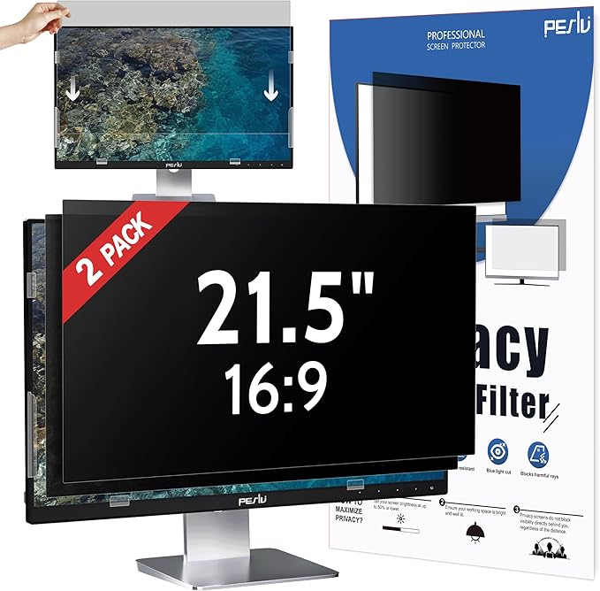 21.5 Inch Privacy Screen for Computer Monitor 16:9 Aspect Ratio, Eye Protection by peslv