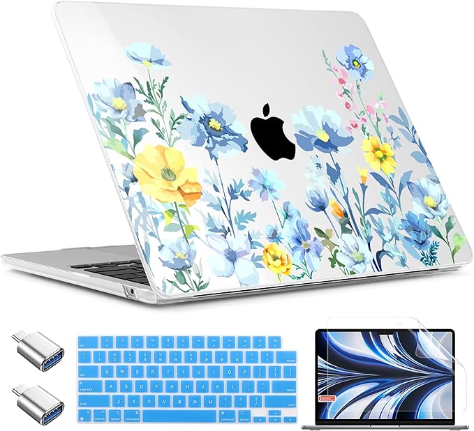TWOLSKOO Compatible with M4 MacBook Air 15 inch Case 2025-2023 Released Model by TWOLSKOO