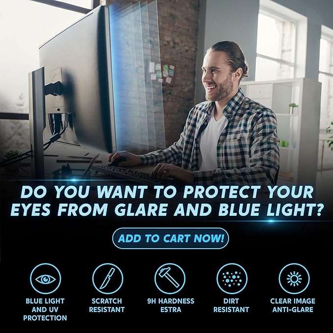 Akamai Office Products 23.8 inch Monitor Anti Glare Screen – Anti-Glare - Image 2