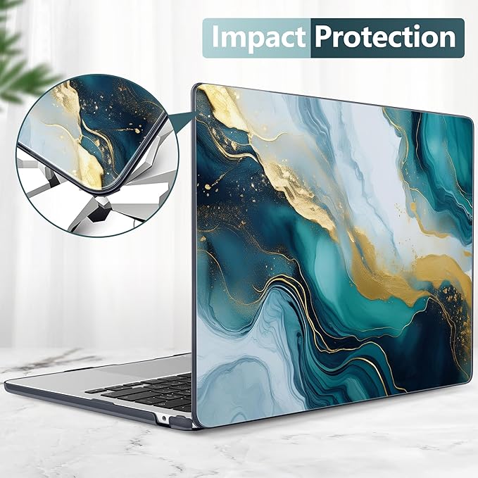 TWOLSKOO Compatible with M4 MacBook Air 13.6 inch Case 2025-2022 Release M4 - Image 6