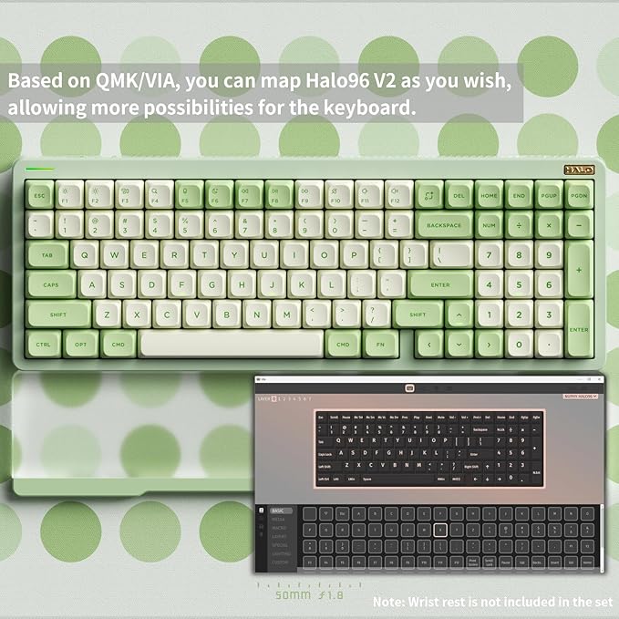 nuphy Halo96 V2 Wireless Mechanical Gaming Keyboard, Gasket Structure, 96% Hot - Image 4
